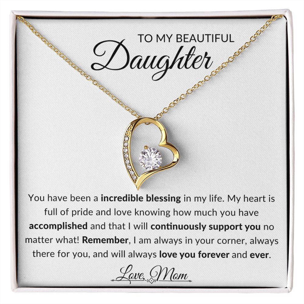 To My Daughter | Forever Love Necklace