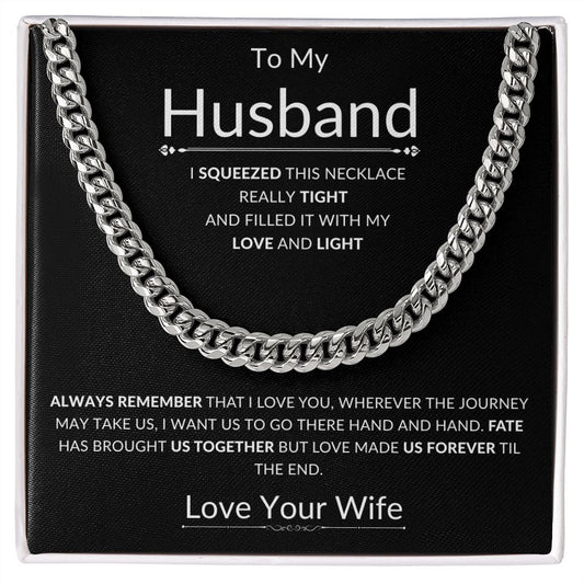 To My Husband | Cuban Link Chain