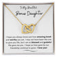 To My Beautiful Bonus Daughter | Interlocking hearts