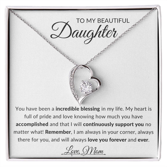 To My Daughter | Forever Love Necklace